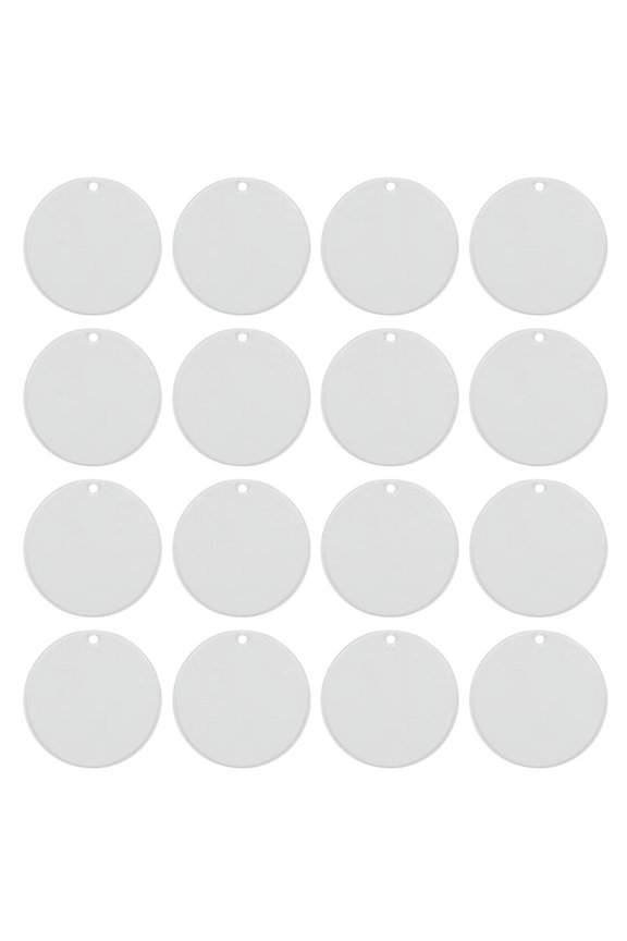 ckepdyeh 150 Pcs Round Acrylic Keychain Blanks 2 Inches Clear Acrylic Circles Discs Transparent for DIY Keychain Craft Project Keychain diy kit