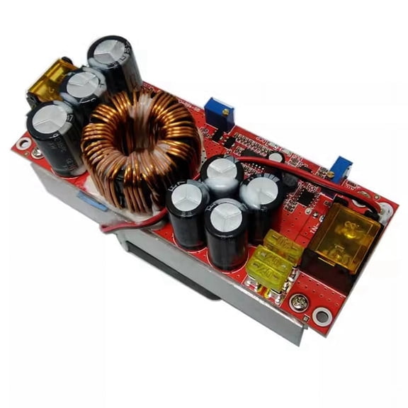 1500W Upgrade 1800W Module DC-DC Boost Constant Voltage Constant Current Adjustable Power Supply 12-60V to 12-90V Module