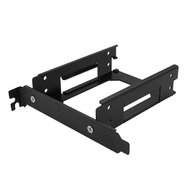 ckepdyeh 2.5 to 3.5 Inch DualDisk SSD Hard Drive Bracket Desktop