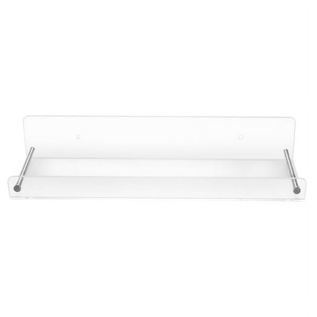 ckepdyeh 2 Pack Acrylic Floating Shelves, 15 L x3.25inch W, Clear