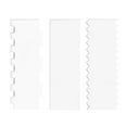 ckepdyeh 3 Pieces Cake Scrapers Clear Cake Icing Scraper Frosting