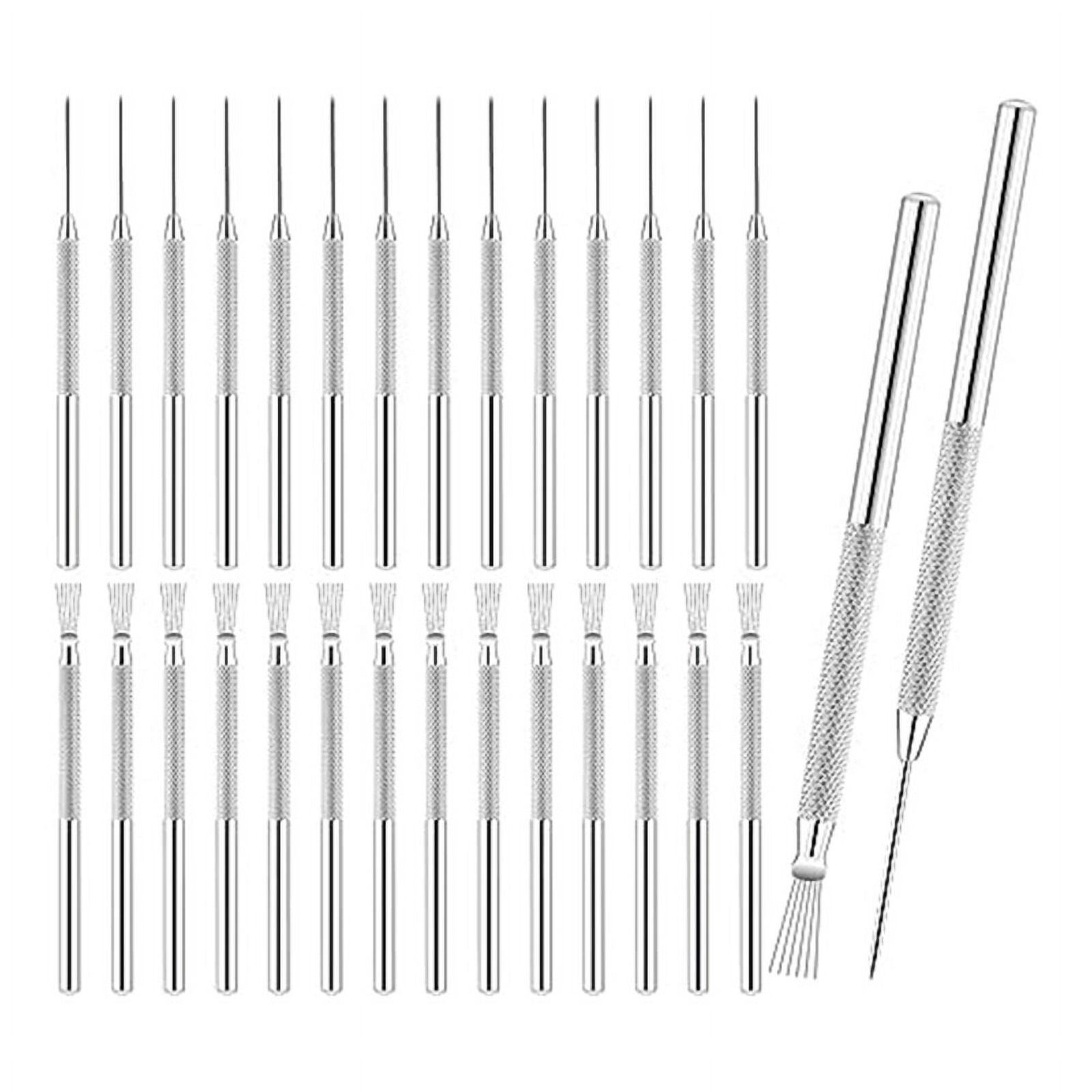 ckepdyeh 30 Pieces Clay Needle Tools and Pottery Feather Line Texture