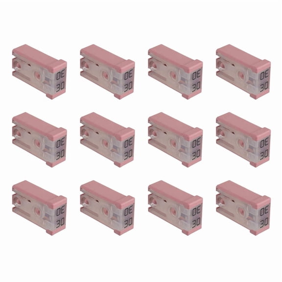 ckepdyeh 30A 32V Mini Slot Automotive MCASE Fuse Kit for Car Power and Brake Control, 12 Pack for A