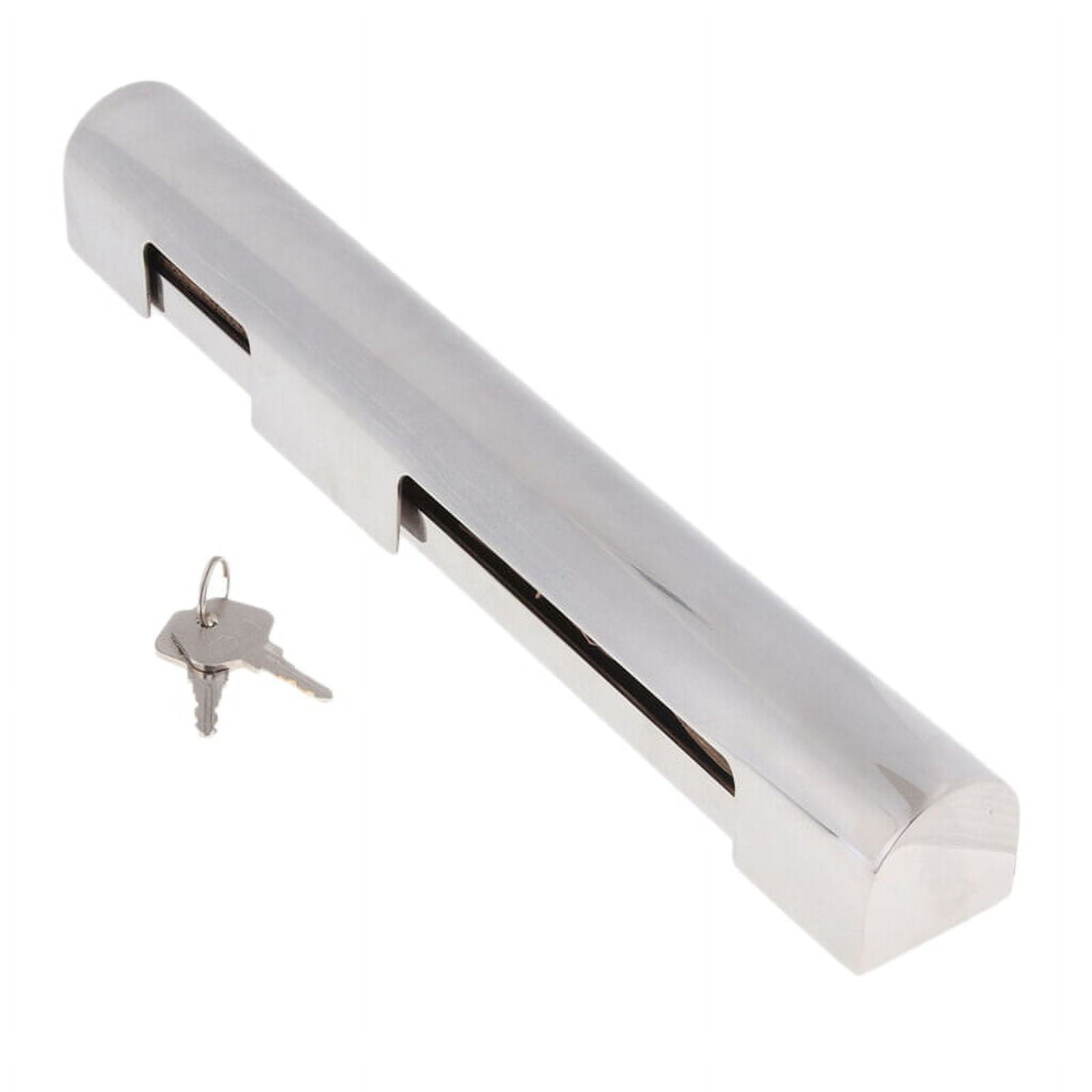 30cm Stainless Steel Boat Marine Outboard Motor Lock with Keys for Boat, Fishing Boat,Speedboat