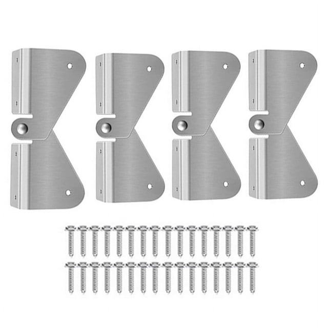 ckepdyeh 4Pcs Gutter Extension Hinge, Downspout Extension FlipUp Hinge