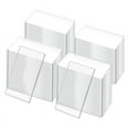ckepdyeh 50Pcs Clear Acrylic Table Place Card Wedding Rectangle Seating