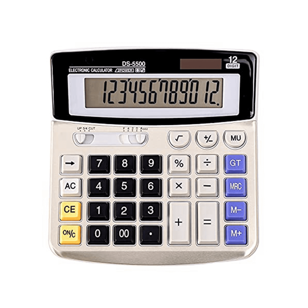 ckepdyeh 5500 Display Calculator,12 Digit Desk Office Adding Machine
