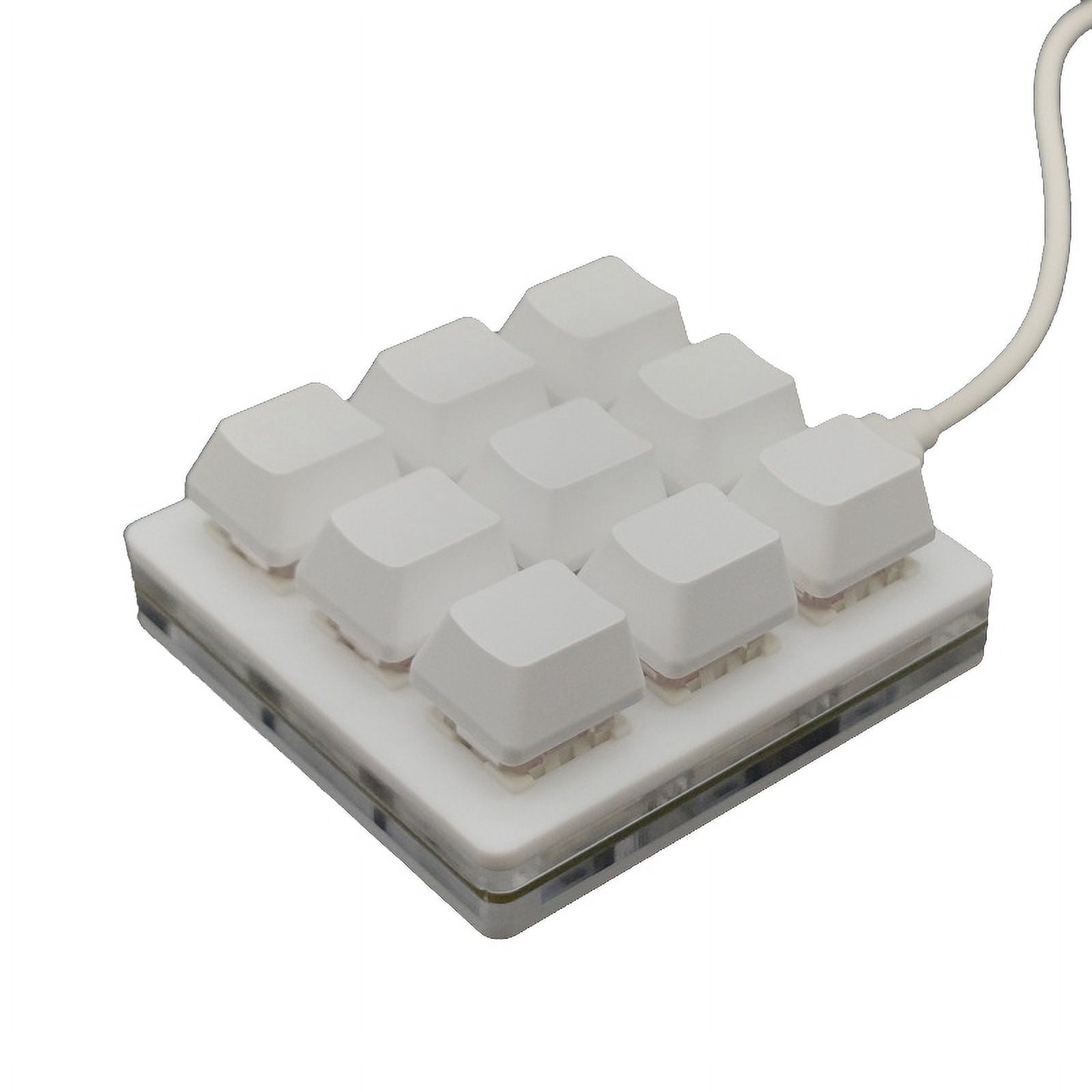ckepdyeh 9-Key Mini Mechanical Keypad Select All Copy Paste Custom ...