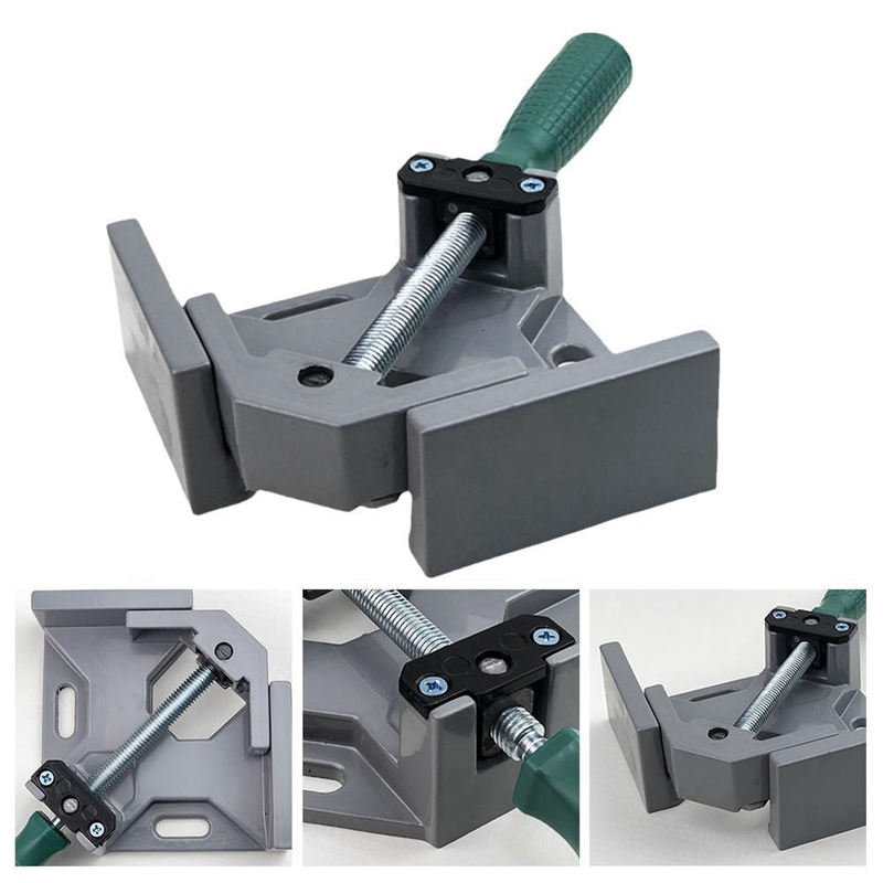 ckepdyeh Aluminum Single Handle 90 Degree Right Angle Clamp Angle Clamp