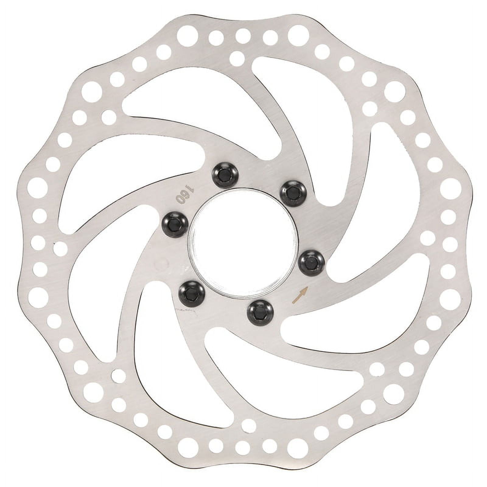 ckepdyeh Bike Brake Disc Rotor 160mm Stainless Steel Road Bike Disc