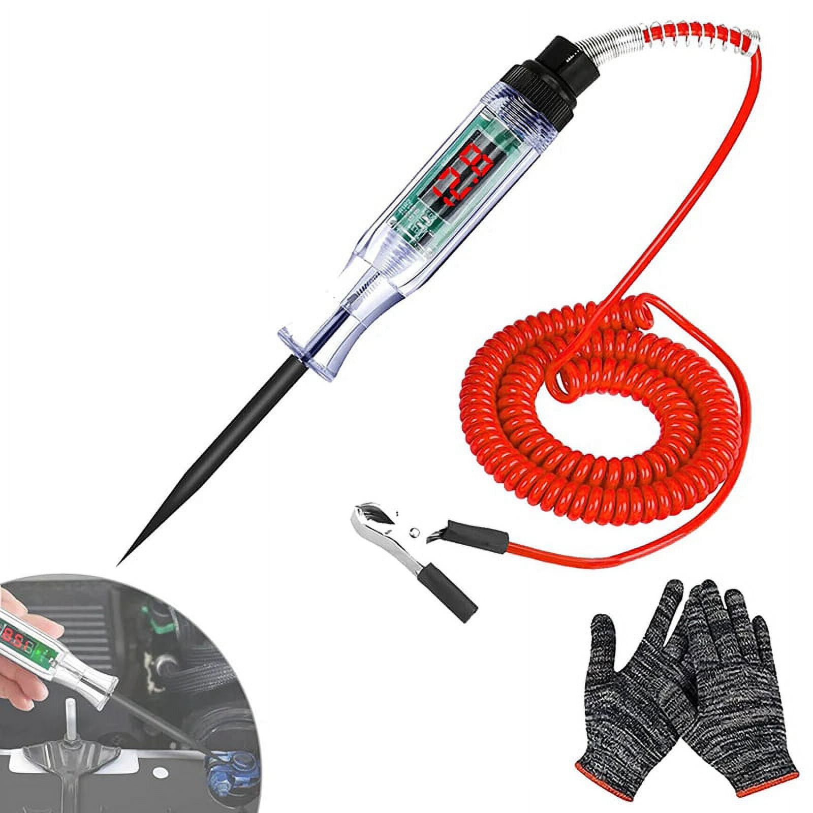 ckepdyeh Car Truck Circuit Test Pen,Automotive Circuit Tester,Digital
