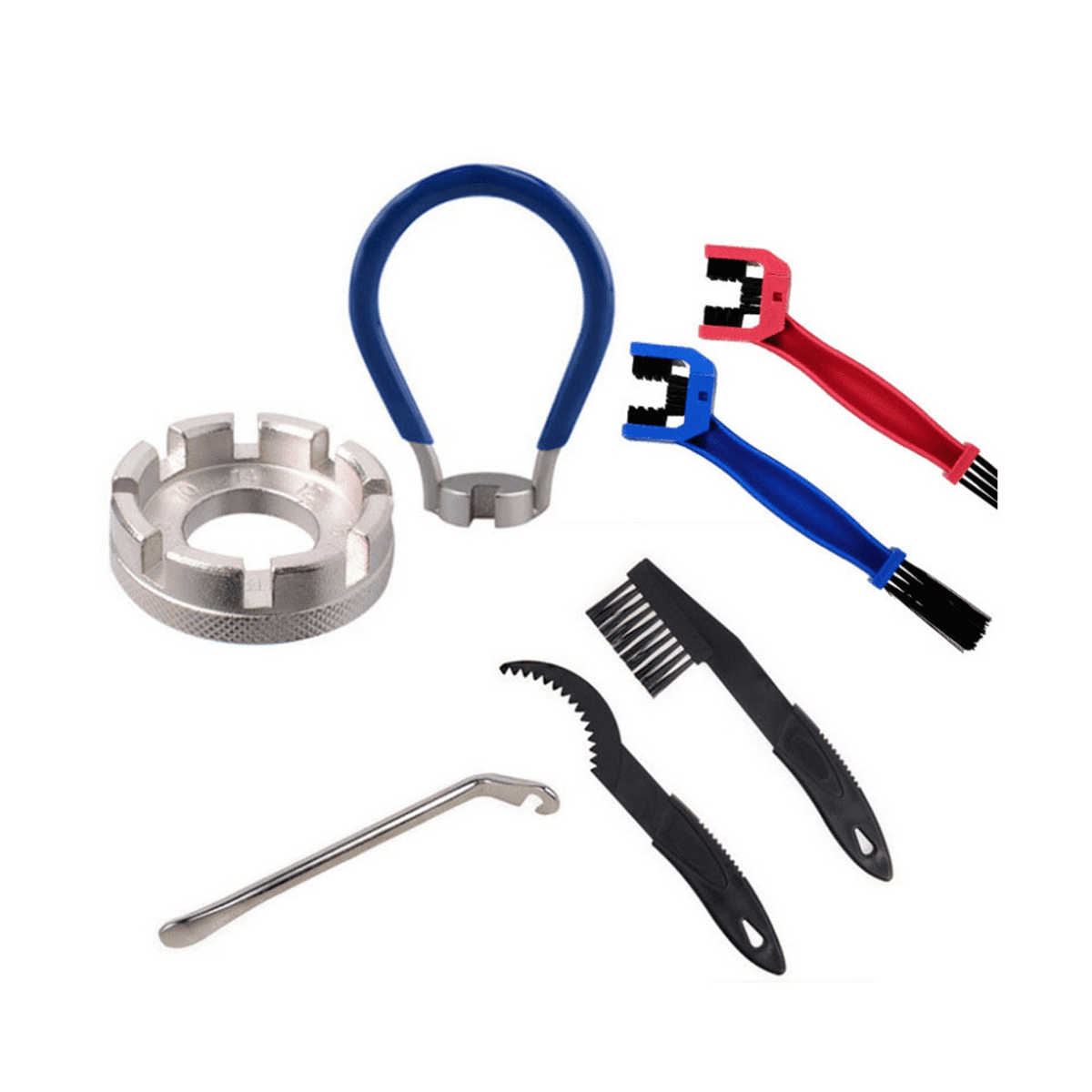 ckepdyeh Chain Cleaner Scrubber Brushes Cleaning Kit Tooth Disc Brush