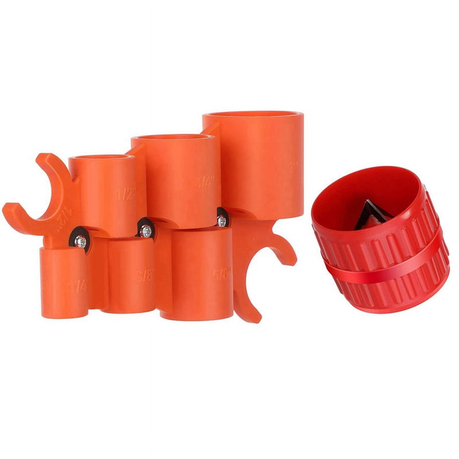 ckepdyeh Depth Gauge and Pipe Deburring Tool,Inner Outer Reamer Pipe