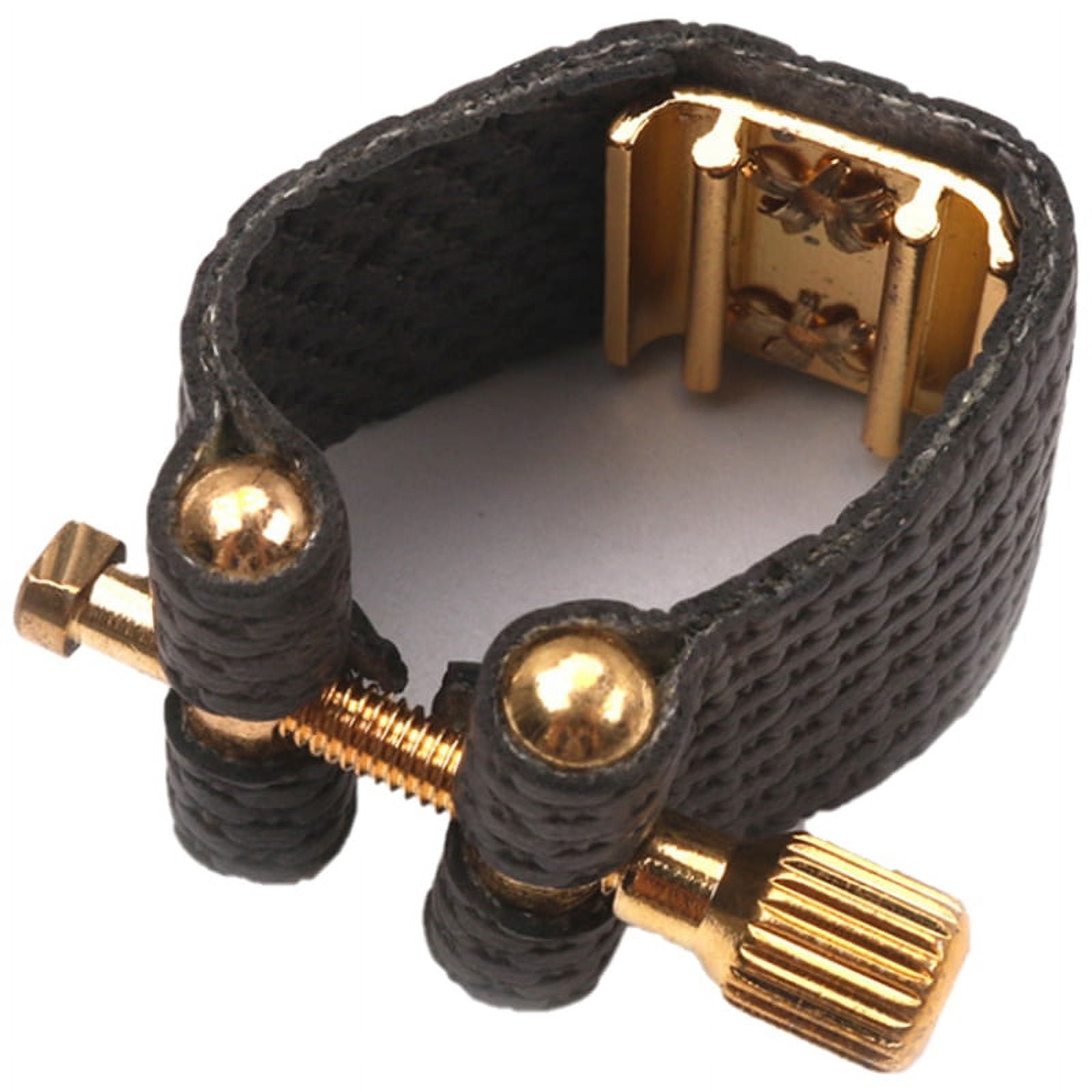 Ligature Et Capuchon Pour Clarinette - PU Cuir Avec Protection Bec - Améliore Son Et Résonance
