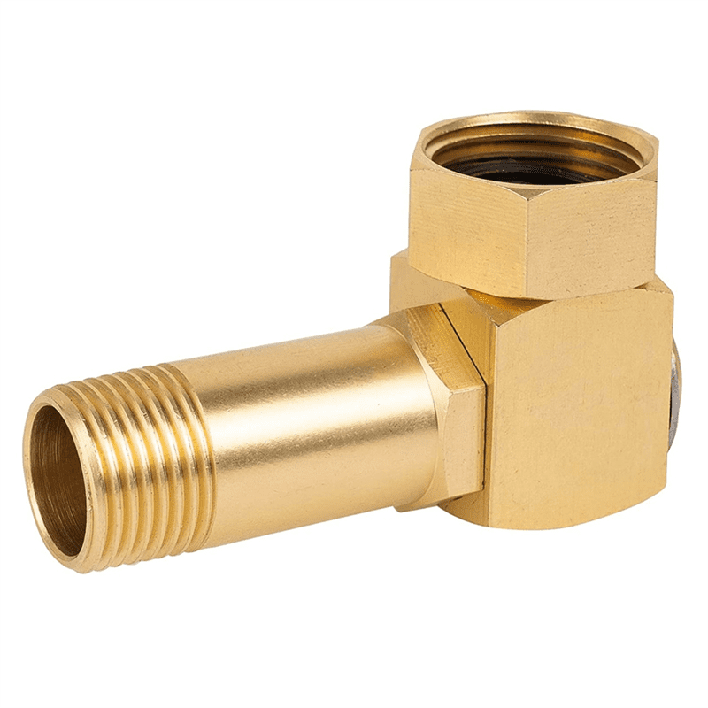 ckepdyeh Garden Hose Adapter Brass Replacement Part Swivel Hose Reel