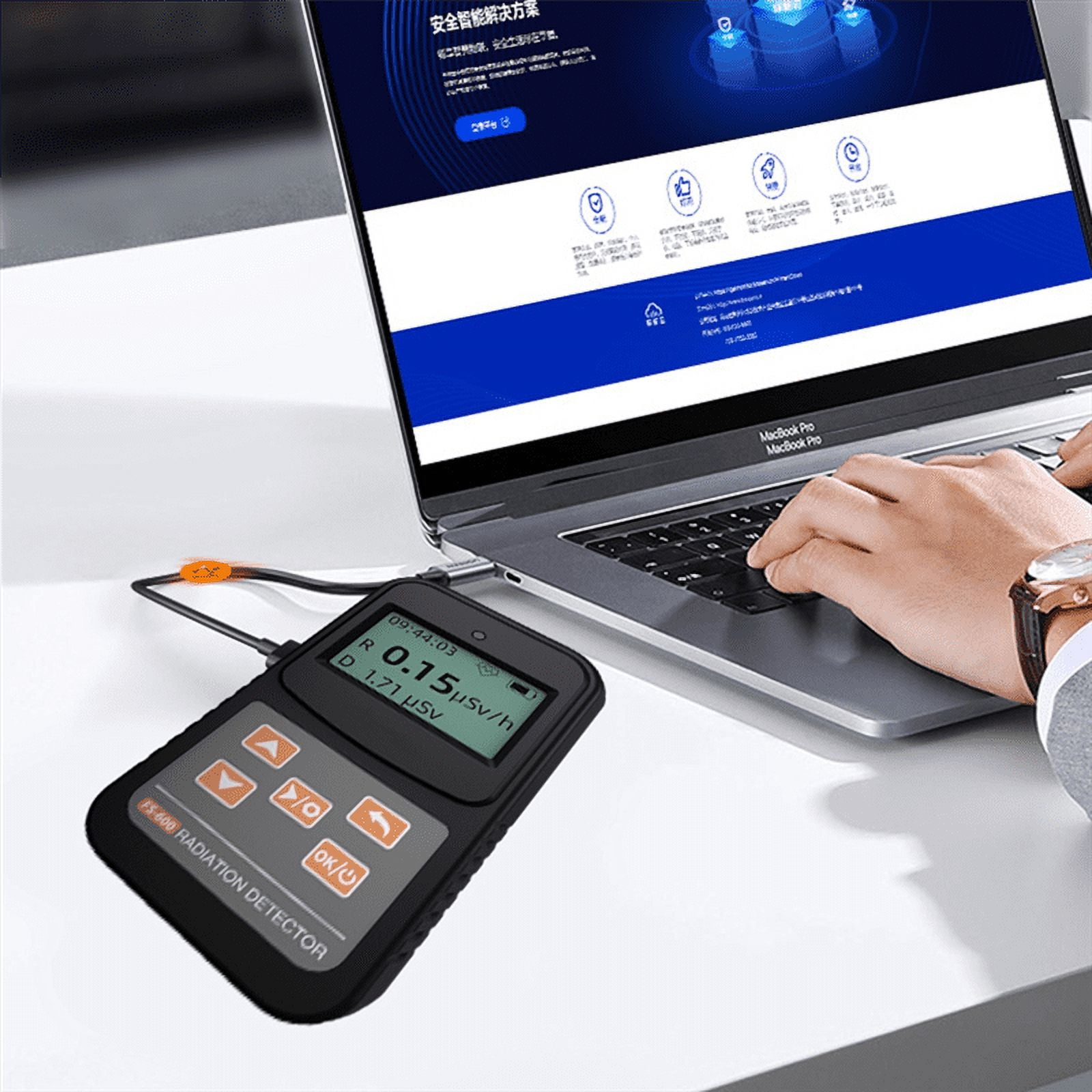 ckepdyeh Geiger Counter Nuclear Radiation Detector β Y XRay Detection