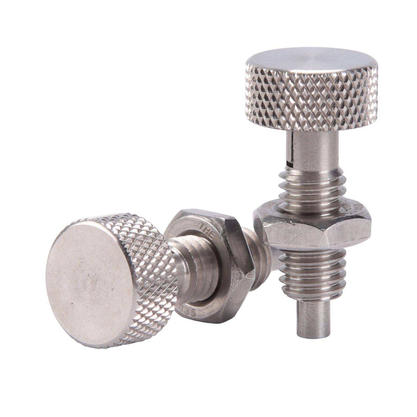 ckepdyeh Hand Retractable Spring Plunger with Knurled Handle Stainless