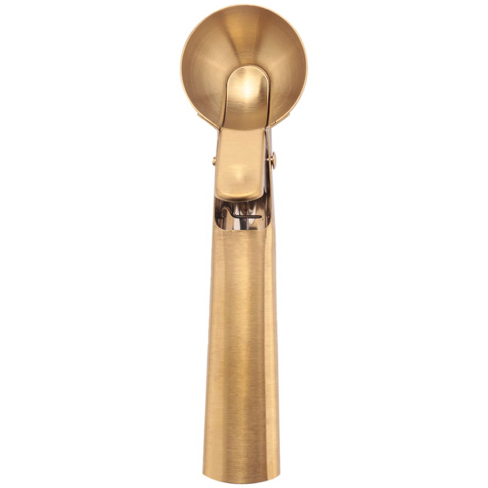 ckepdyeh Ice Cream Scoop with Trigger Ice Cream Scoop Stainless Steel