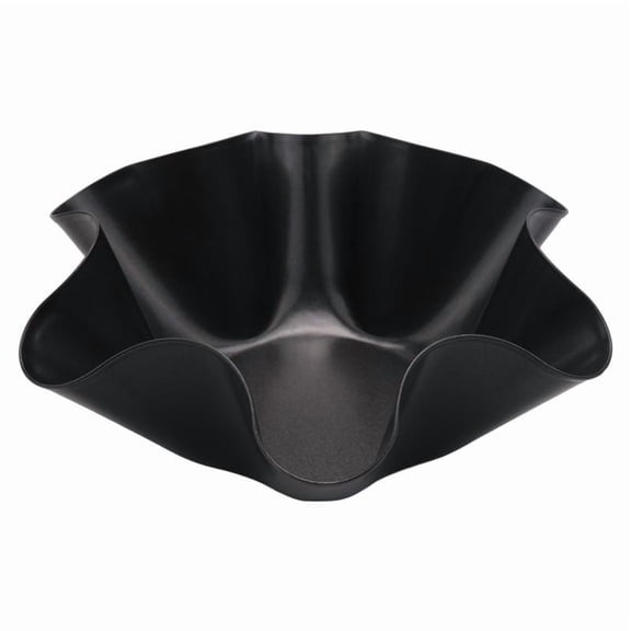ckepdyeh Large Non-Stick Fluted Tortilla Shell Pans Taco Salad Bowl Makers, Non-Stick Carbon S