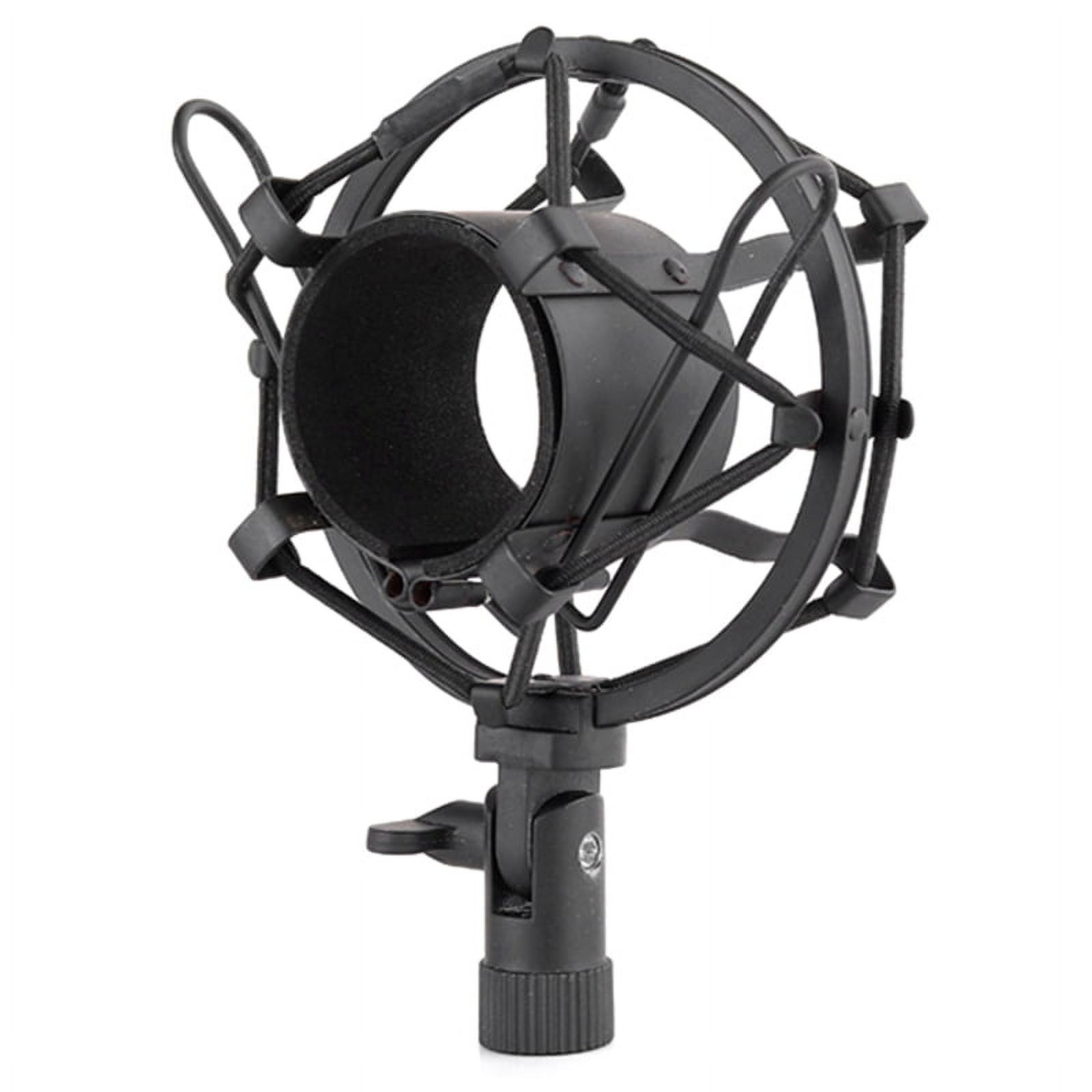 ckepdyeh Metal Shockproof Recording Microphone Shock Mount Spider Mic