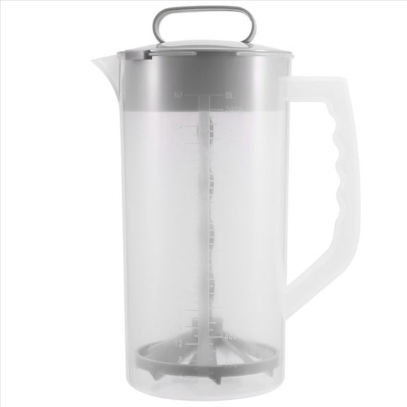 ckepdyeh Mixing Pitcher for Drinks,2 Quart/64oz Plastic Water Pitcher with Lid,Easy-Mix Juice