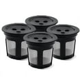 ckepdyeh Pack of 4 K Cups Reusable Coffee Pods for Dual Brew Coffee