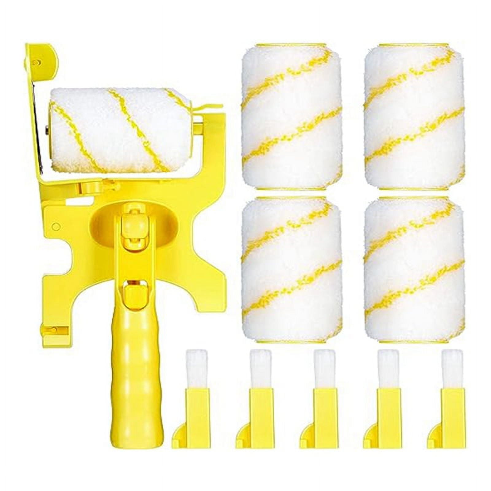 ckepdyeh Paint Edge Roller Brush with Roller Brush Extension Pole for