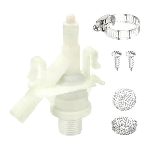 ckepdyeh RV Toilet Water Valve Kit 385311641 Compatible with 300, 301