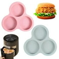 ckepdyeh Reusable Silicone Mold Air Fryer Egg Pan Cakes Dessert Baked