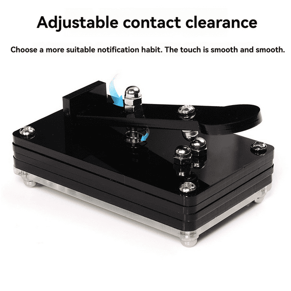 ckepdyeh Upgraded CW Morse Code Decoder Finished+Case+Button Kit with Digital LCD CW Trainer M