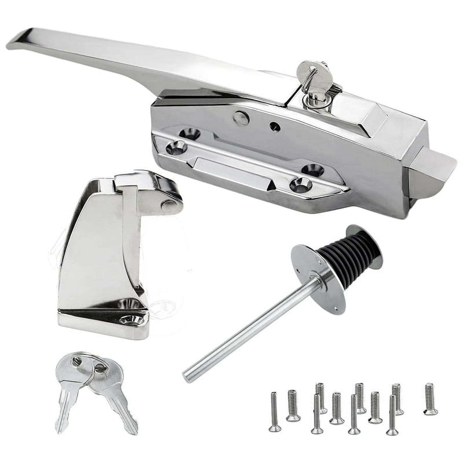 ckepdyeh Walk in Freezer Door Latches Walk in Cooler Door Handle Latches Freezer Kit Heavy Duty