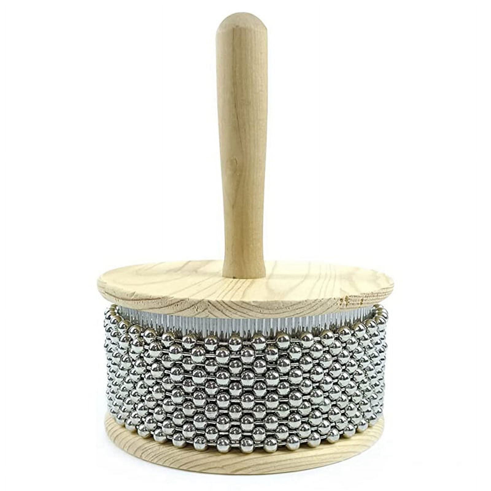 Cabasa En Métal Et Bois – Instrument De Percussion Pour Enfants – Design Ergonomique - 6