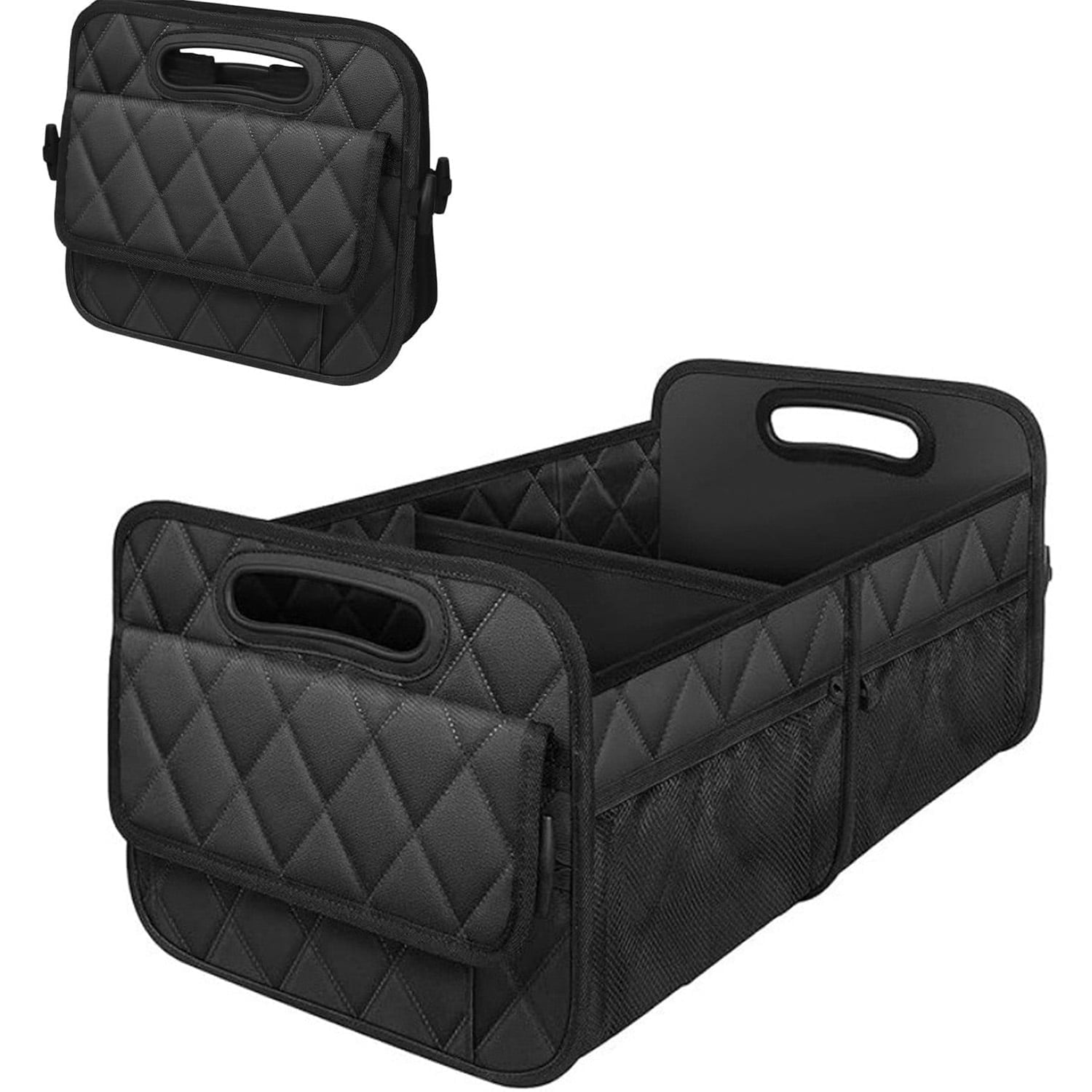 Modular Car Storage clackibukvyz Car Trunk Organizer for SUV, 50L Collapsible Portable Car ...