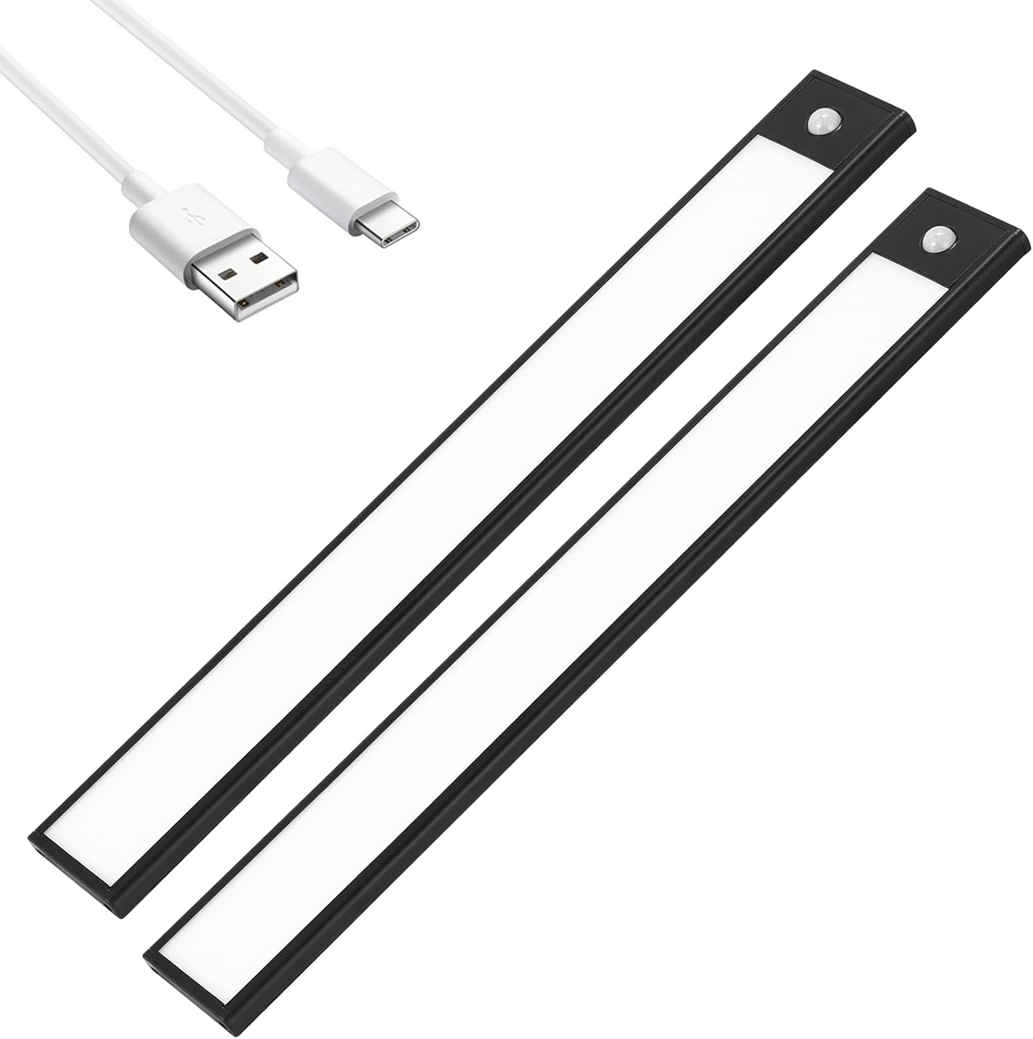Lampe LED Sous Armoire Rechargeable 35cm - Détecteur De Mouvement, 3 Températures De Couleur, Magnétique - 4