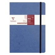 Clairefontaine My Essential Bound Paginated Notebook - 96 Ruled Sheets - 6 x 8 1/4 - Blue