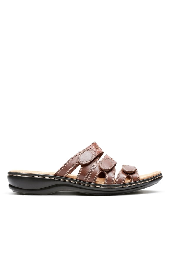 Leisa Cacti Q Leather - Womens Open Toe Wedge Sandals
