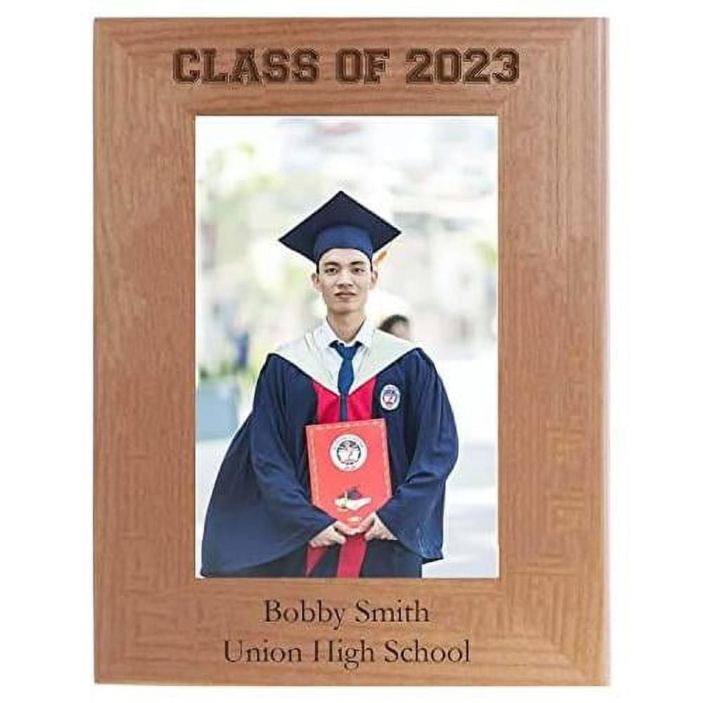 class of 2022 2023 2024 2025 graduating class laser engraved natural alder wood hanging