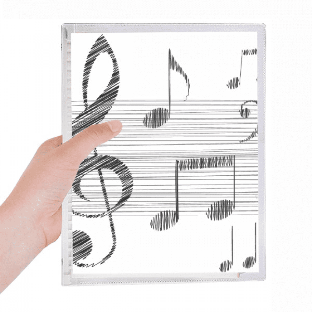 classical beatiful music simple pattern notebook loose diary refillable journal statiry