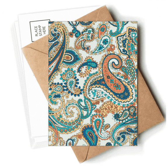 classical  fish pattern Postcards Envelopes Blank Note Cards Mailing