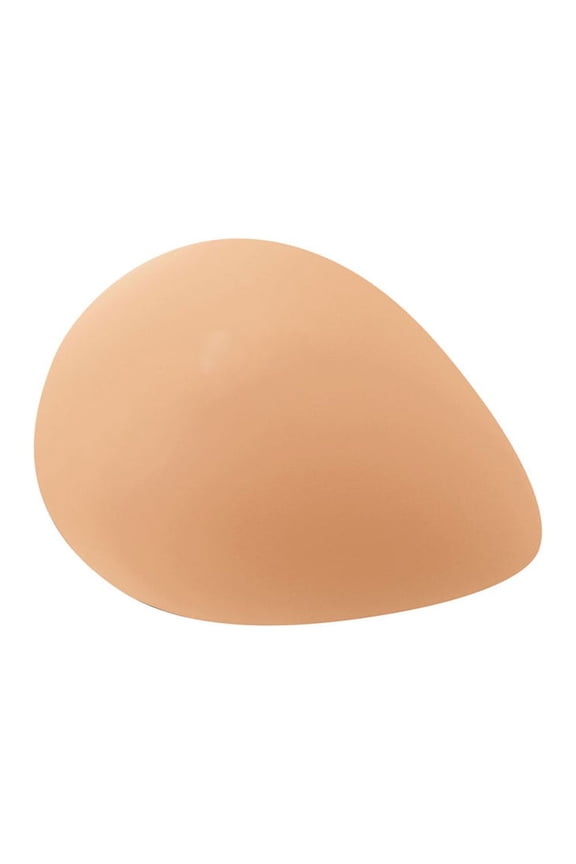 2005 teardrop post mastectomy silicone breast form, beige - size 9