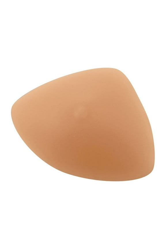 748 triangle post mastectomy silicone breast form, beige - size 11