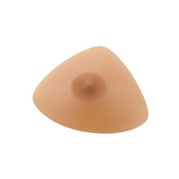 classique 748n triangle post mastectomy silicone breast form, beige - size 9