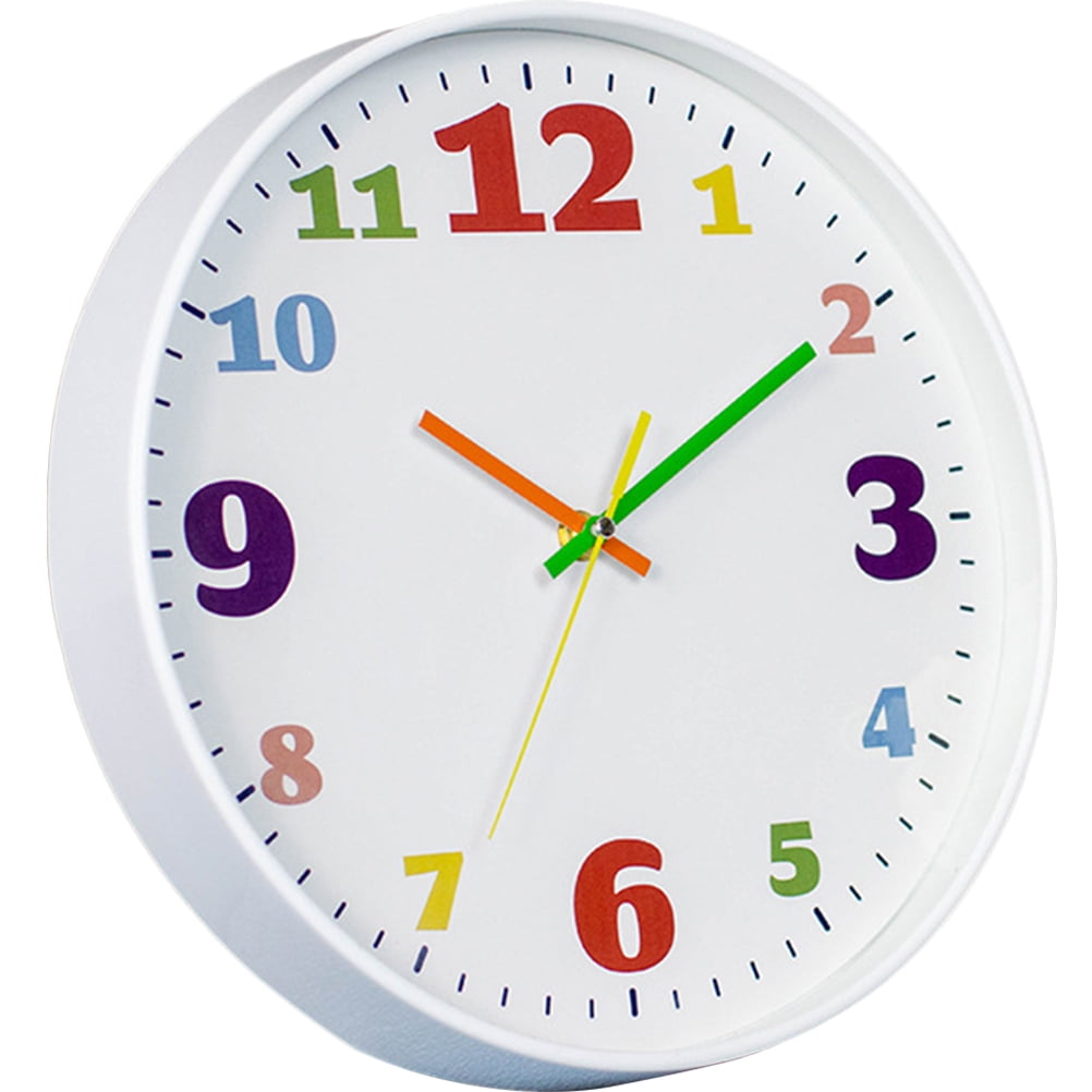 classroom wall clock Wall Clock for Kid Large Numbers Easy to Read Wall
