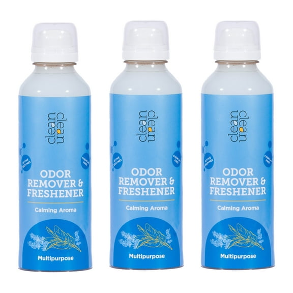 cleanclean odor remover & freshener calming aroma vegan pack of 3