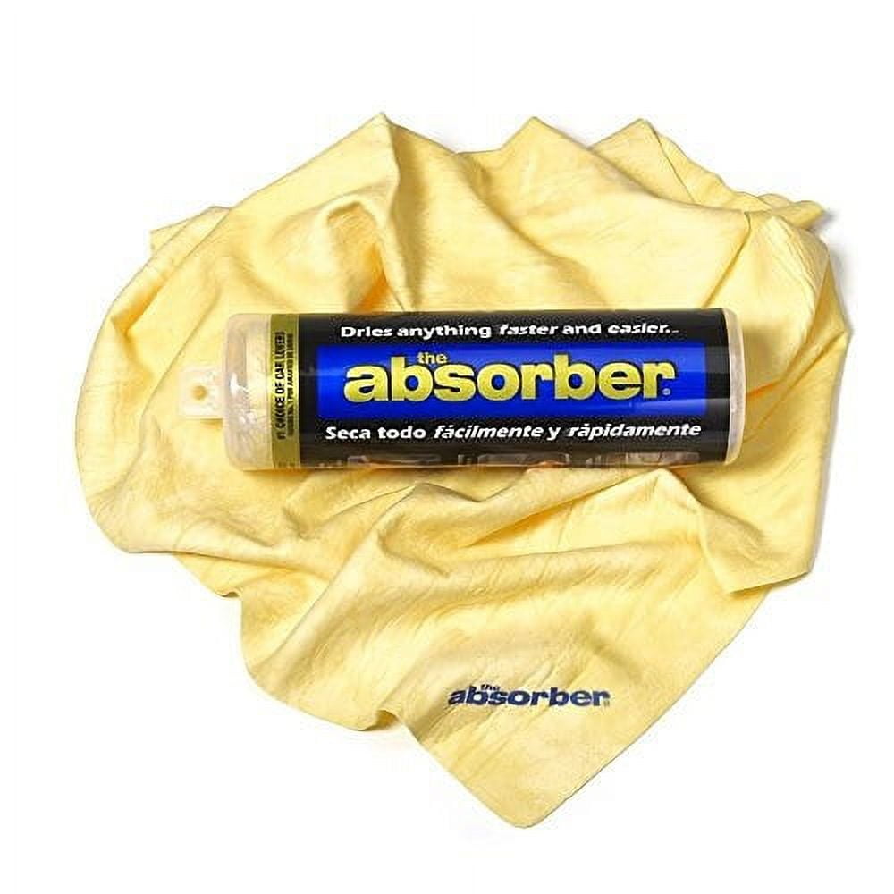 cleantools 51149 the absorber synthetic drying chamois, 27" x 17