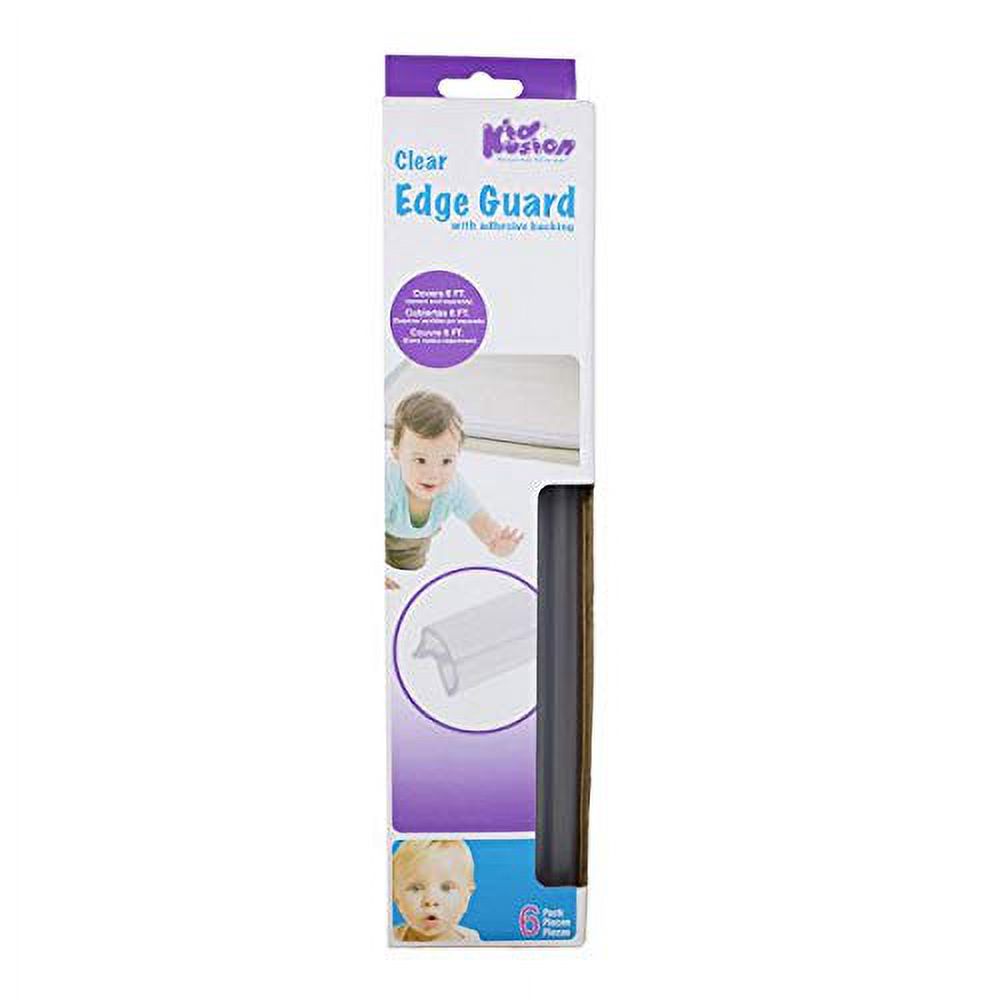 clear edge guard table and edge bumpers clear 6'