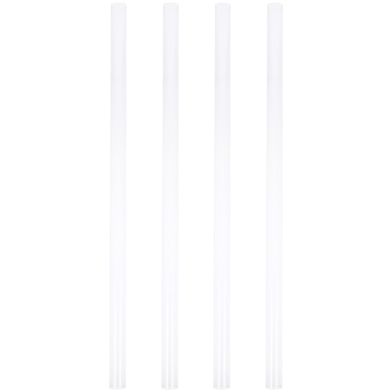 clear pvc pipe 4pcs PVC Transparent Pipes Hard Water Pipes Round Tubing