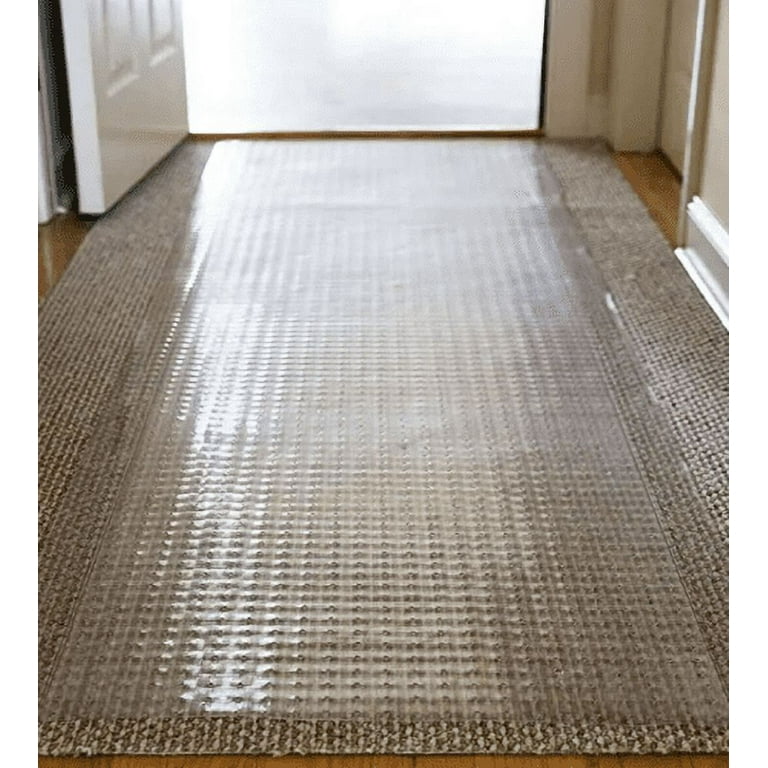 Large Clear Vinyl Plastic Floor Runner Protector, Durable Waterproof Rug  Floor Mat, Can Be Cut, 60 /80 /100 /120 /140cm Wide ( Size 