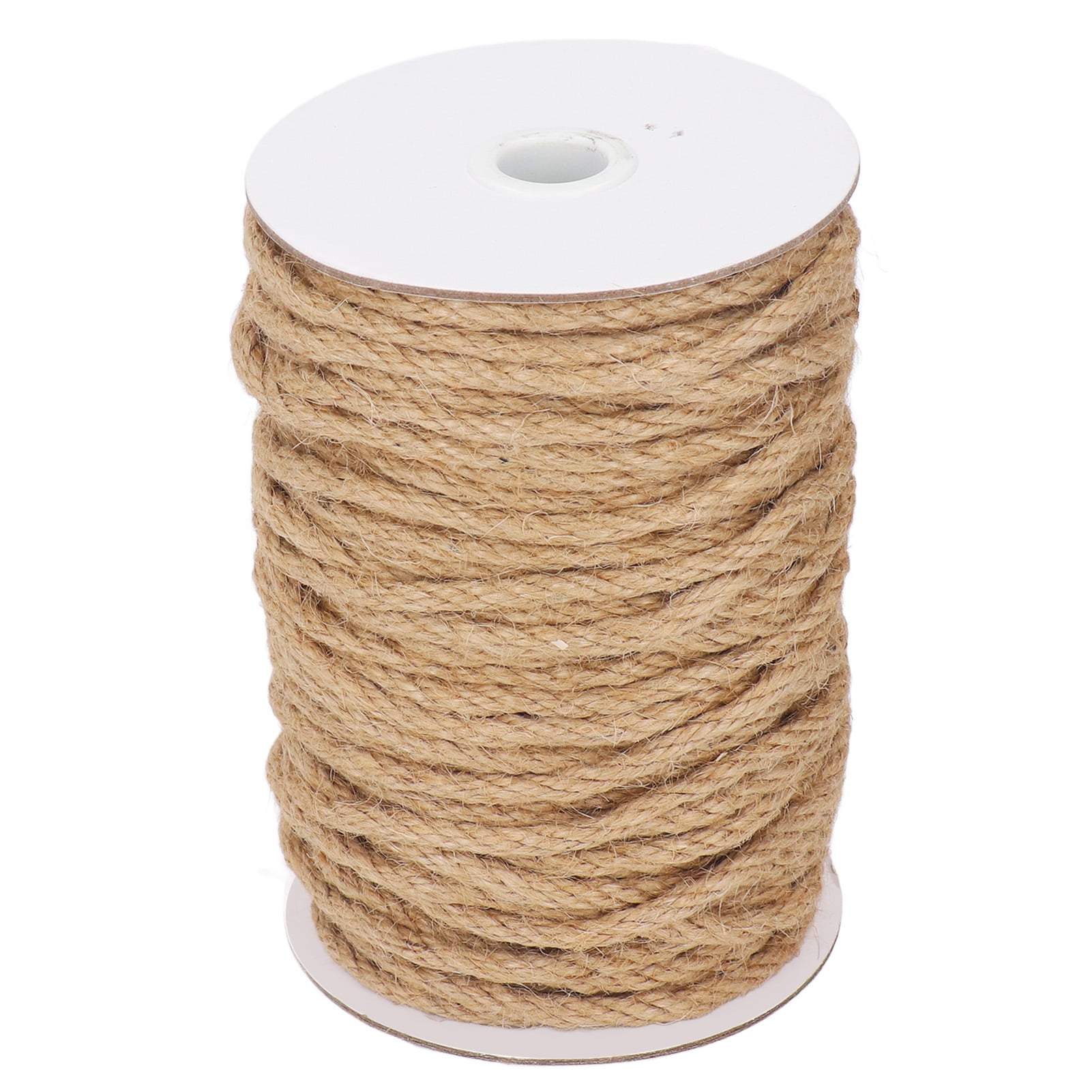 clearance 1 Roll 6mm 4 Strand Rope Fiber Hemp Rope Multipurpose Twisted ...