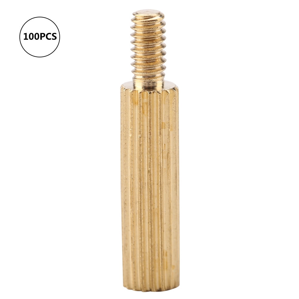 clearance 100pcs M2 Male Female Brass PCB Standoff Spacer Fastener